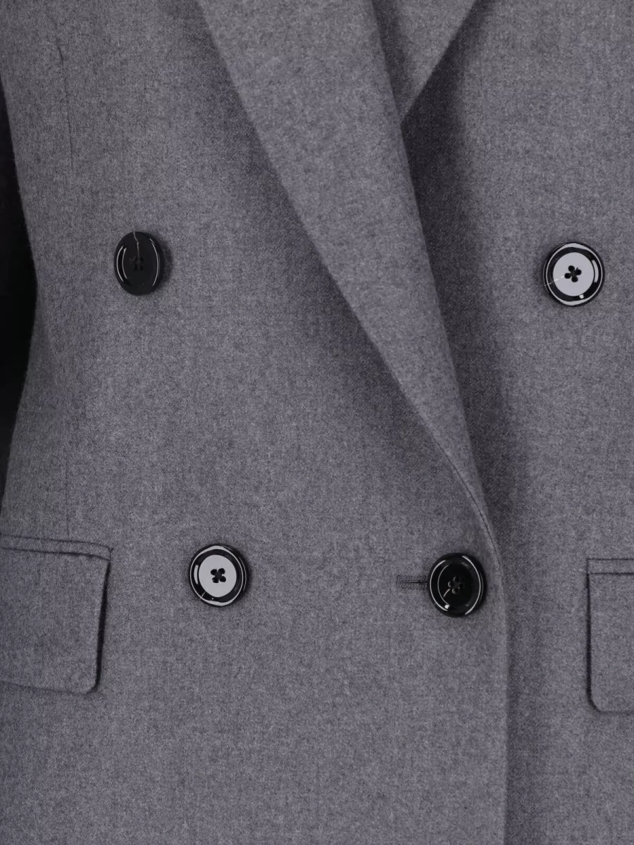 Lardini Cashmere Double Breasted Coat