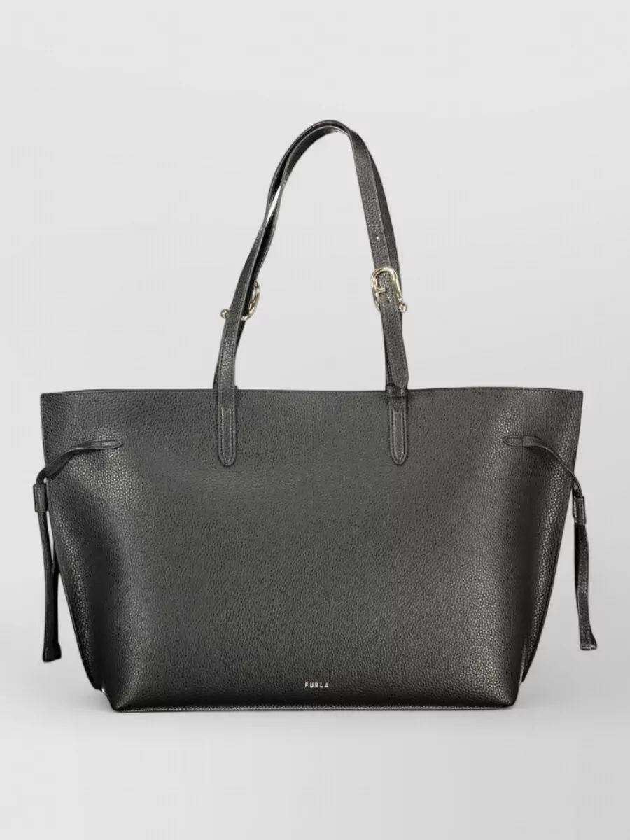 Furla leather tote bag