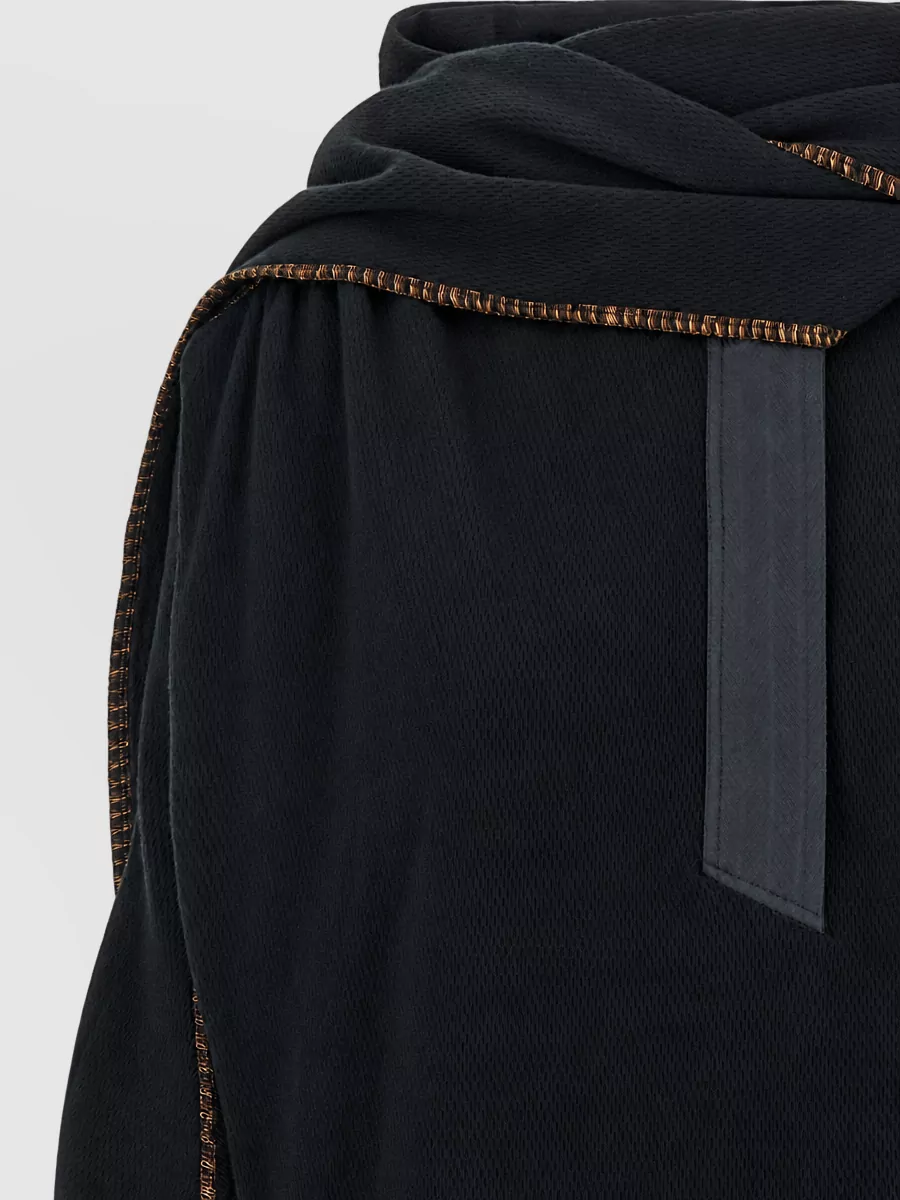 Kiko Kostadinov Cotton Draped Hood Sweater