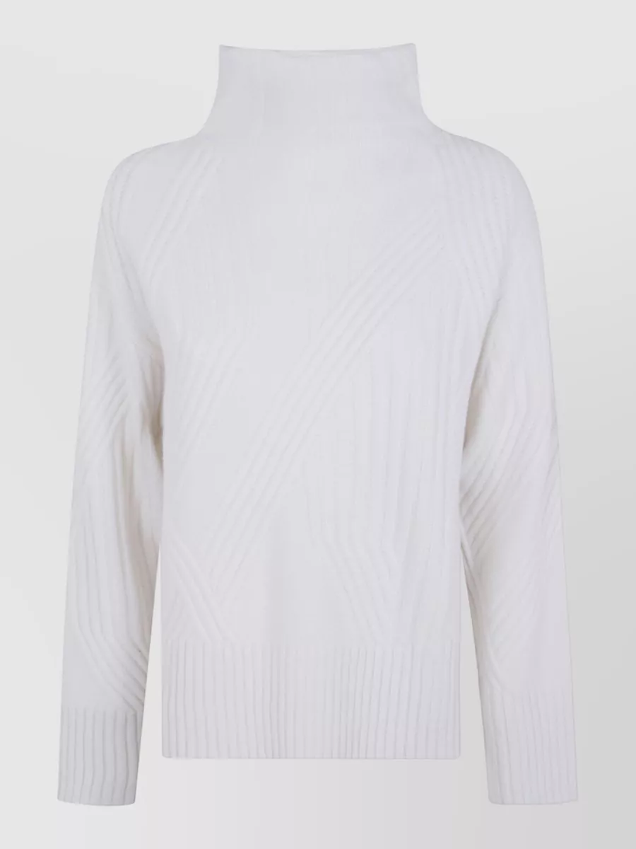 Joseph merino wool ribbed turtleneck sweater