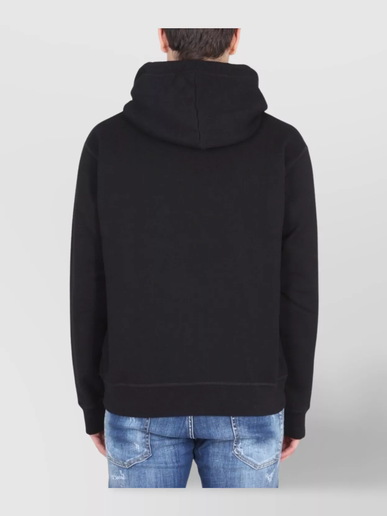 Shop Dsquared2 Logo Print Hooded Sweatshirt