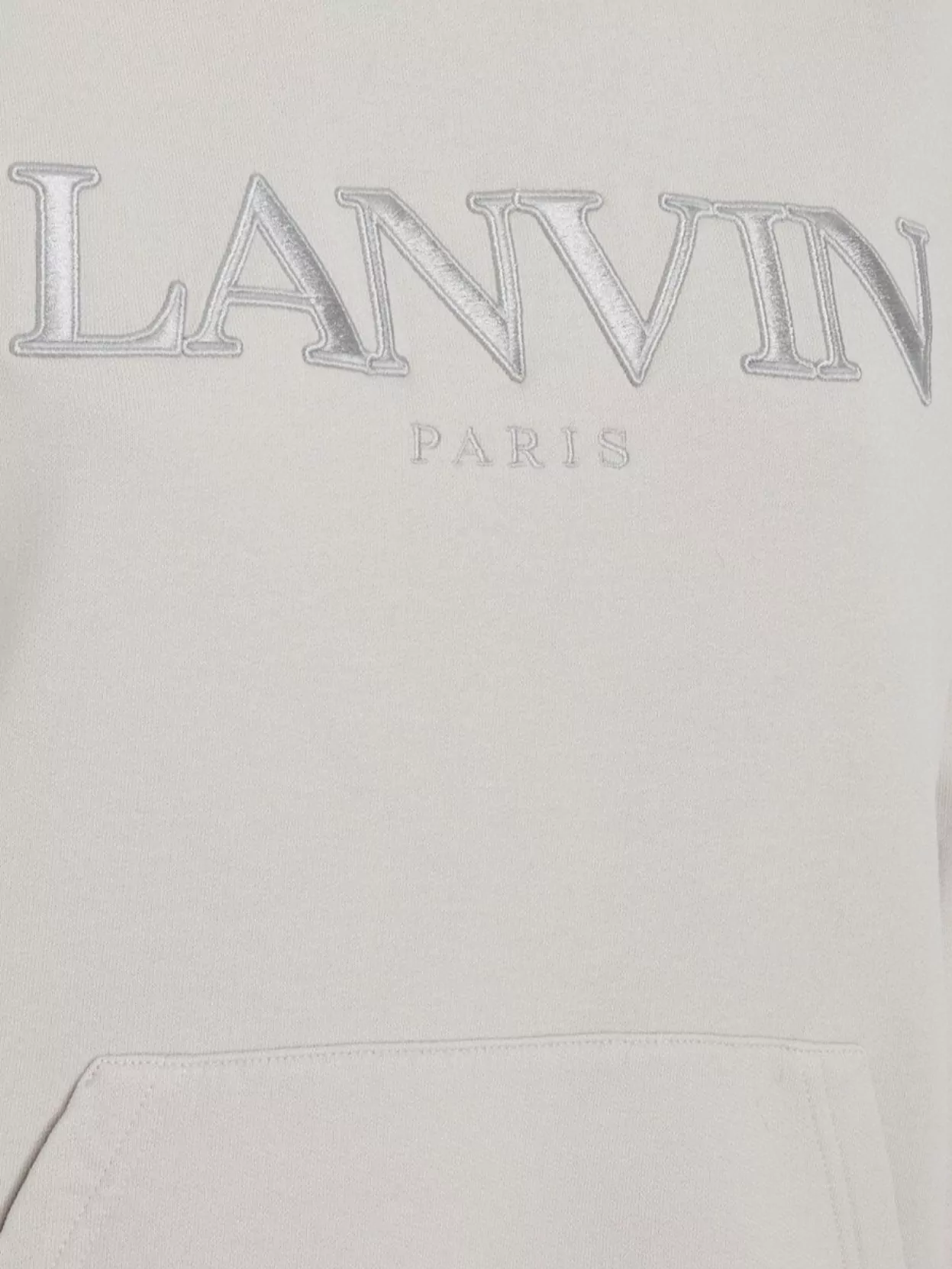 Lanvin Oversized Cotton Hooded Sweatshirt