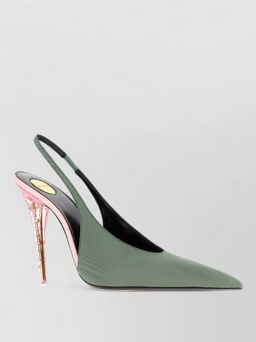 Saint Laurent fabric mules
