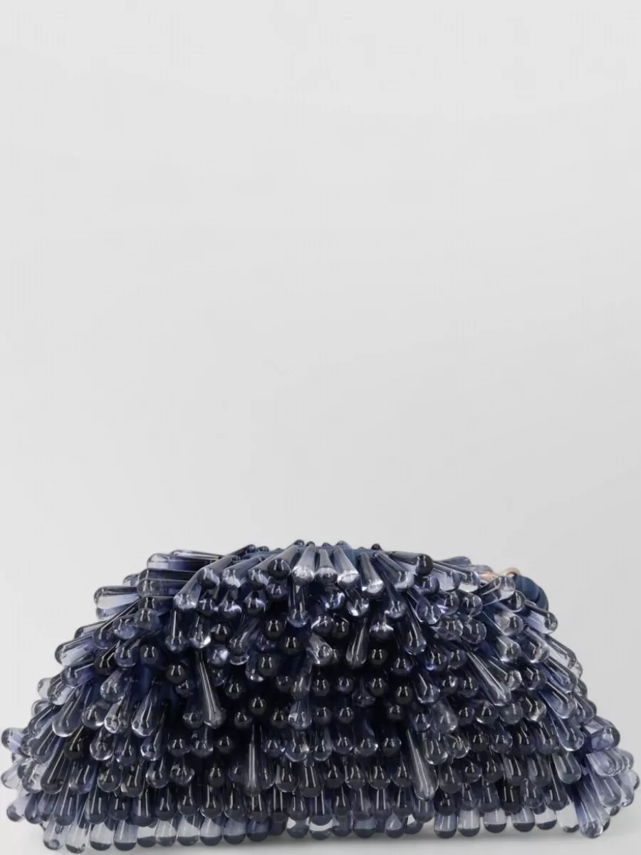 Cult Gaia leather clutch bag