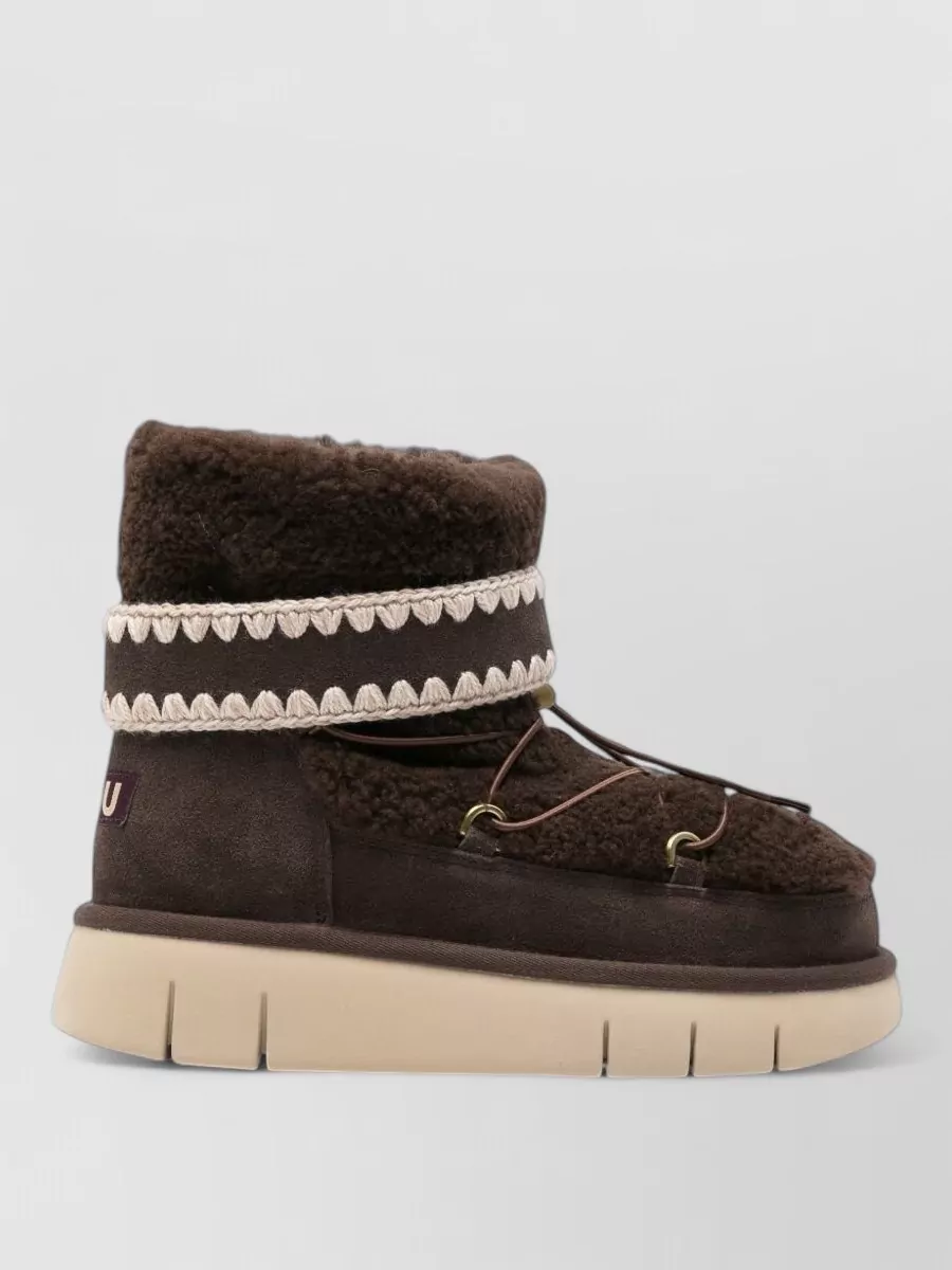Mou Leather Ankle Boots