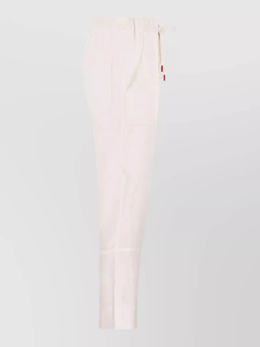 Kiton Linen Drawstring Trousers
