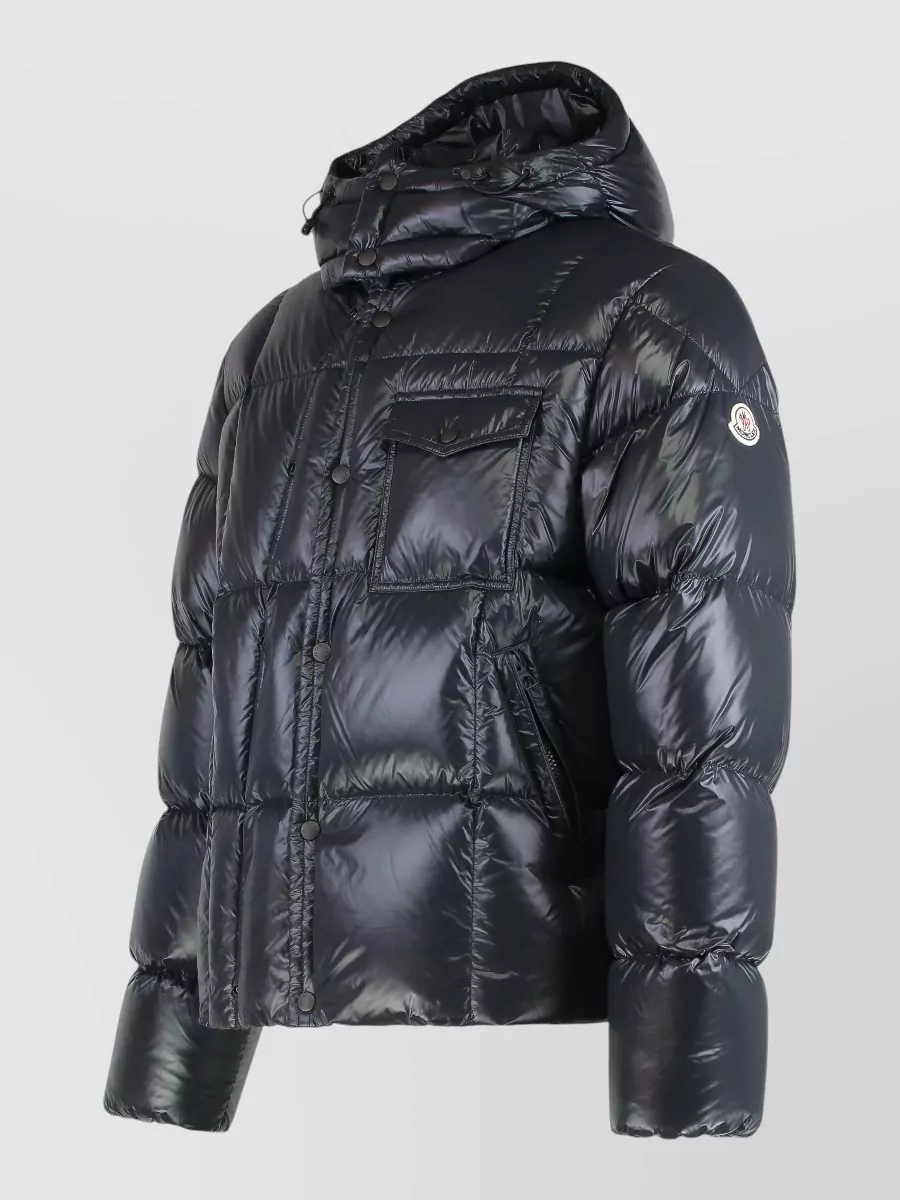 Moncler Hooded Short Parka Serfanto