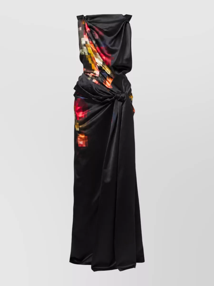 Dries Van Noten Silk-blend maxi dress