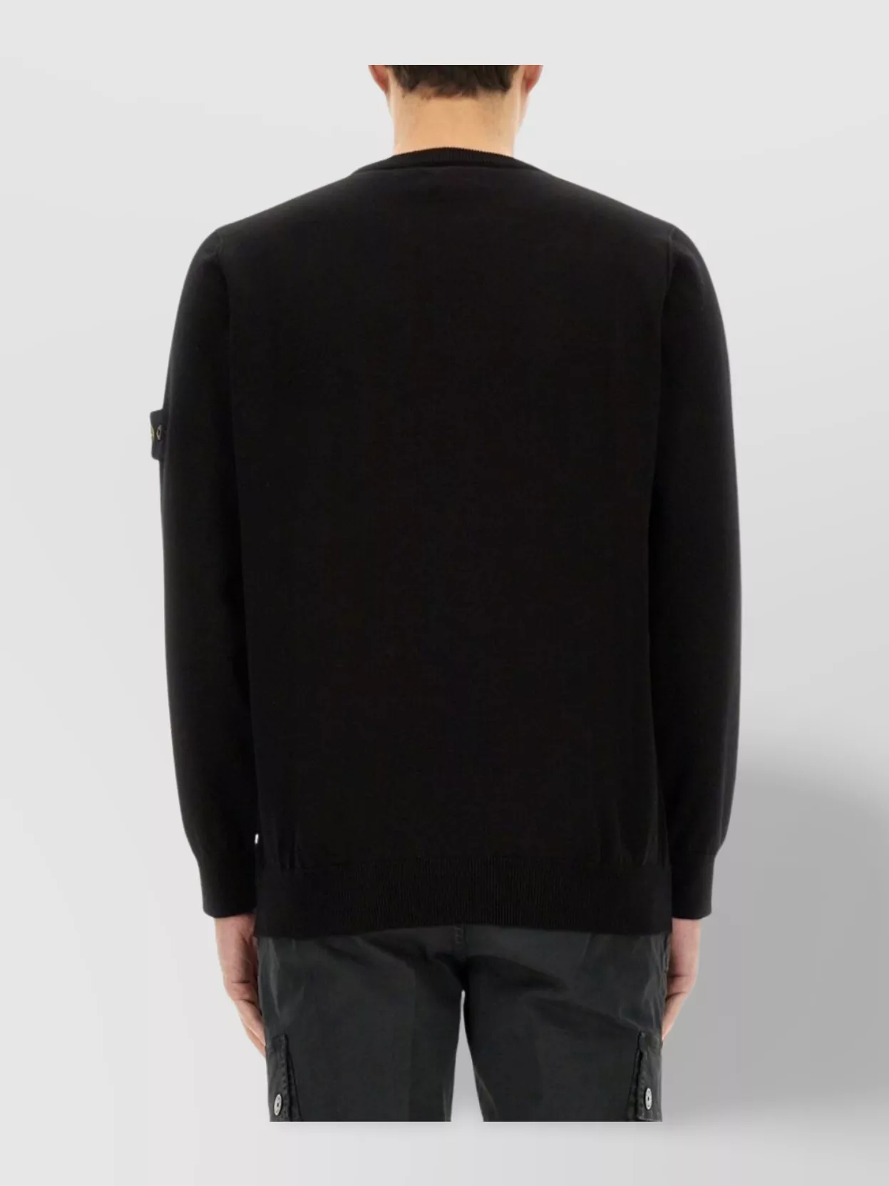 Stone Island Logo Crew Neck Sweater