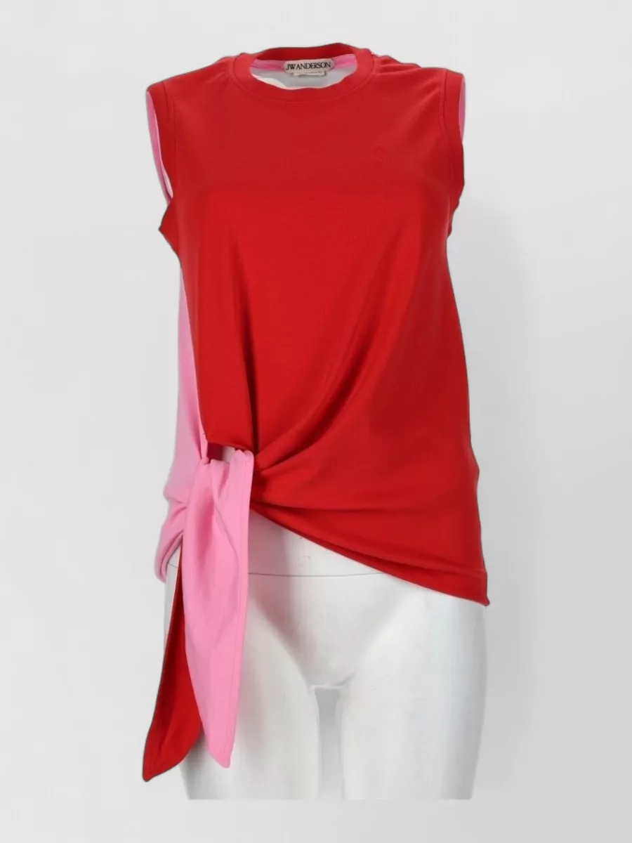 JW Anderson organic cotton knotted tank top