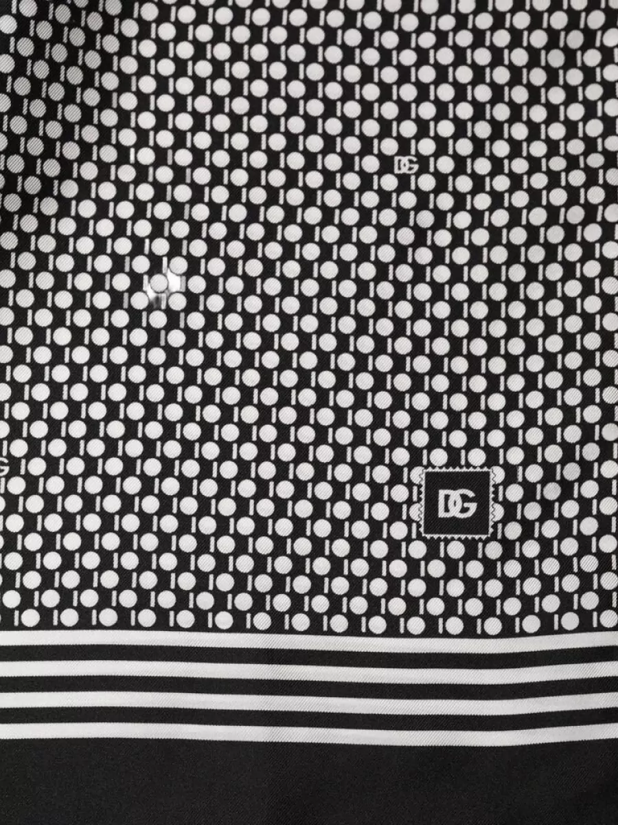 Dolce&Gabbana Silk Geometric Scarf