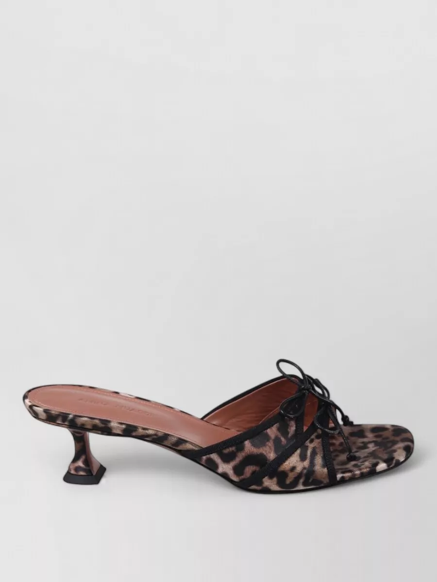 Amina Muaddi Leather Mules