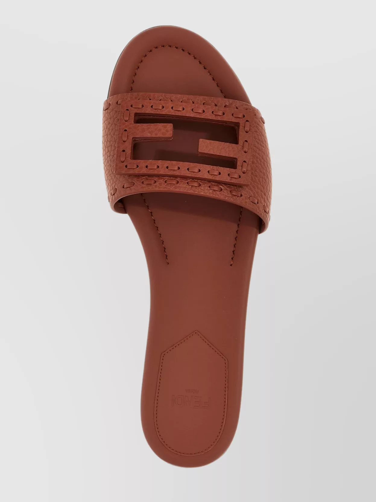 Fendi Ff Tube Medallion Flat Sandals