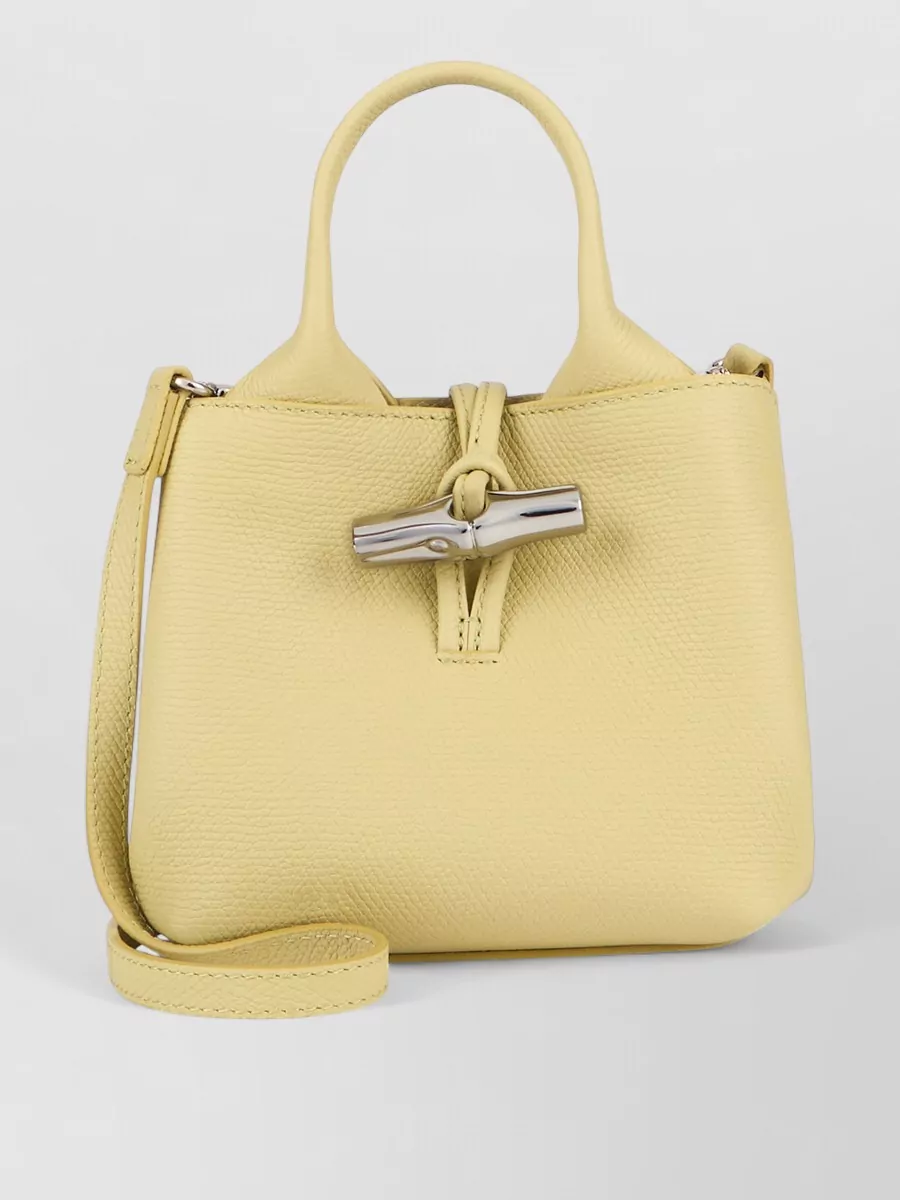 Longchamp calfskin xs le roseau mini bag