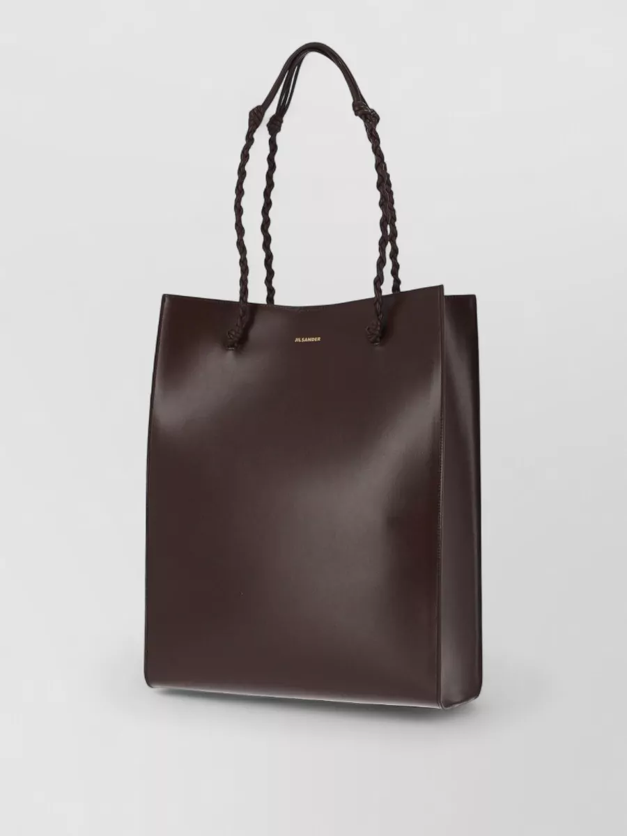 Jil Sander Tangle leather shoulder bag