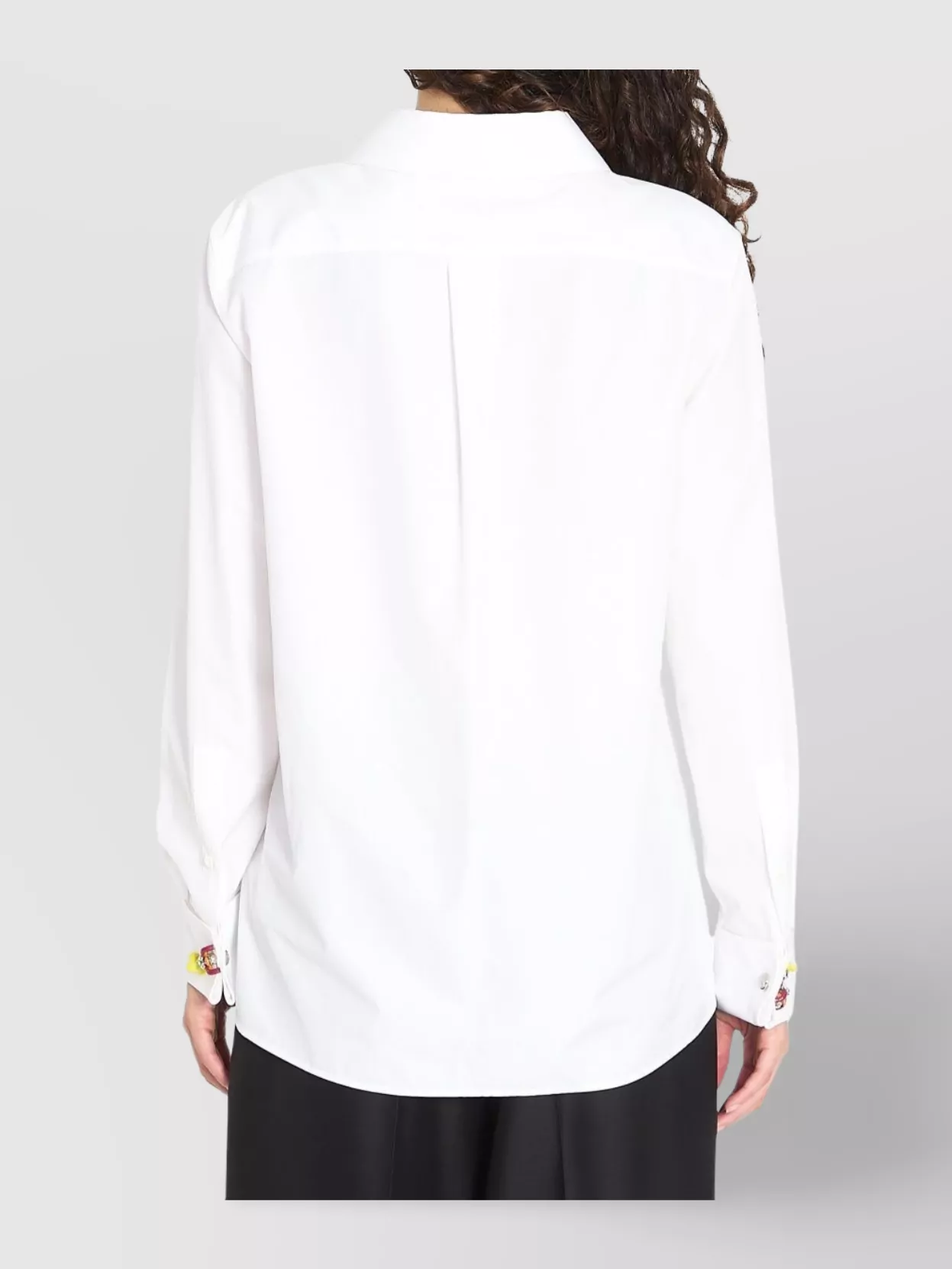 Loewe Embellished Cotton Shirt Featuring Long Sleeves