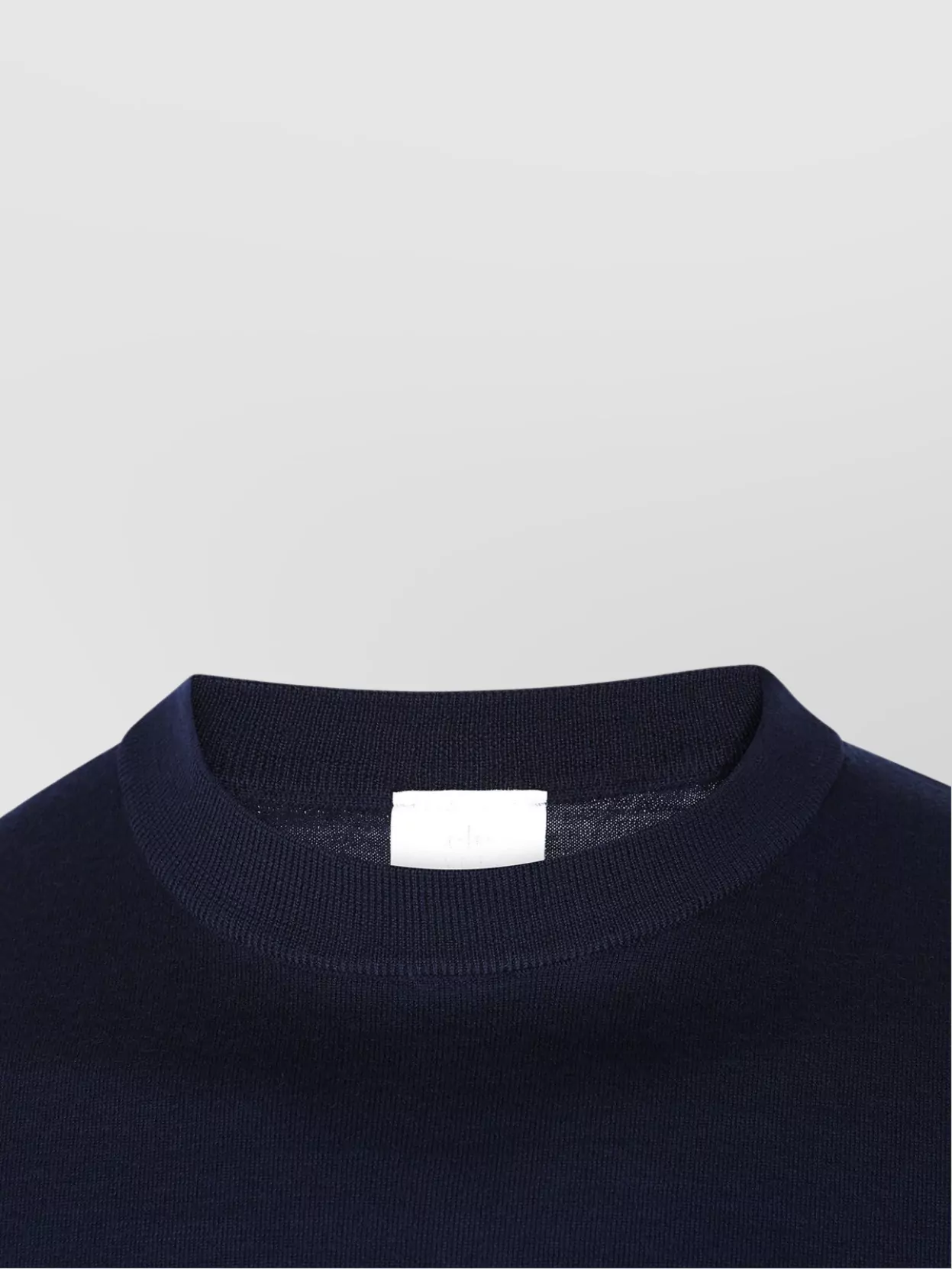 Eleventy Timeless Crewneck Sweater With Ribbed Details