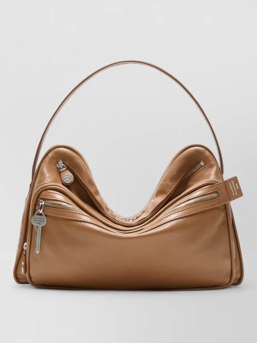 Acne Studios calf leather camera shoulder bag