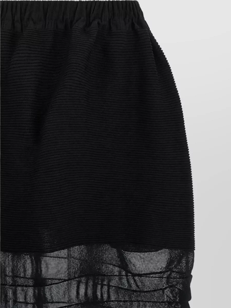 Issey Miyake Moving Knit Midi Skirt