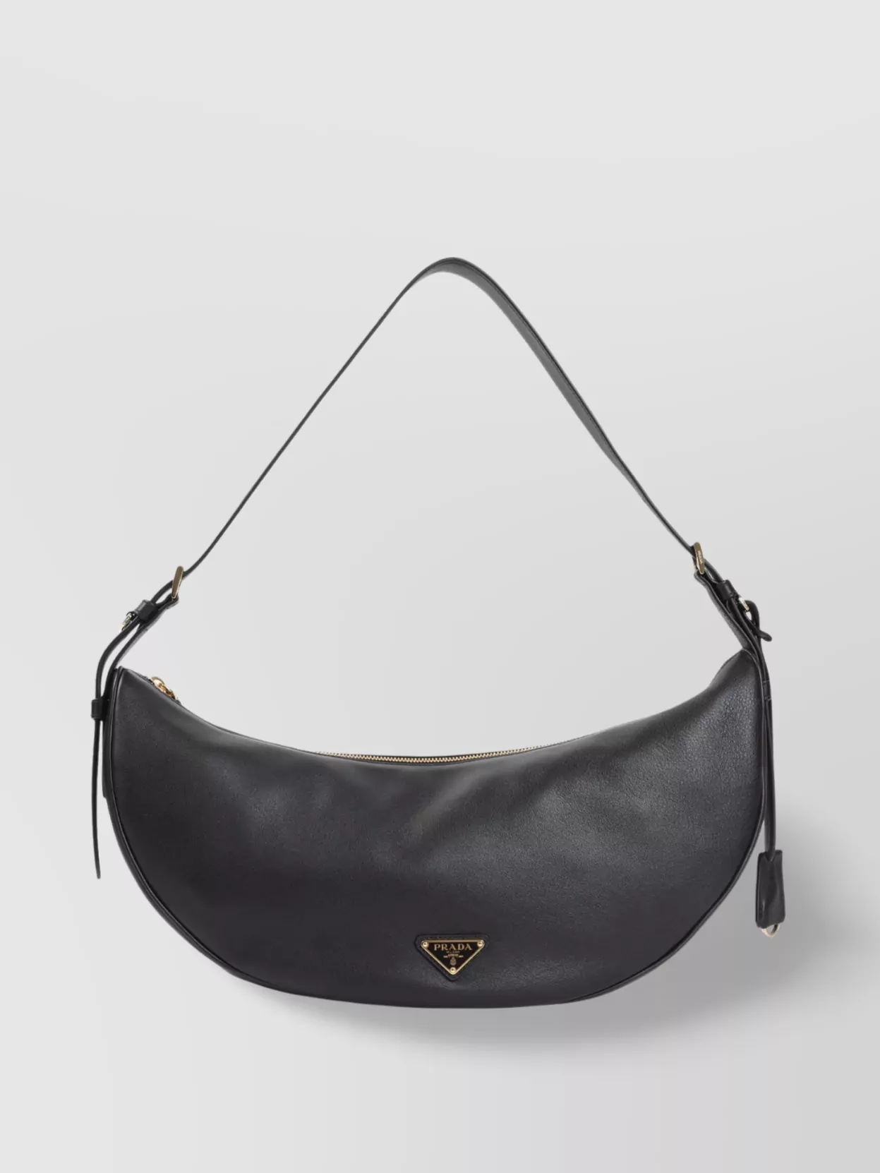 Prada Re-nylon And Leather Medium Top-handle Bag With Padlock