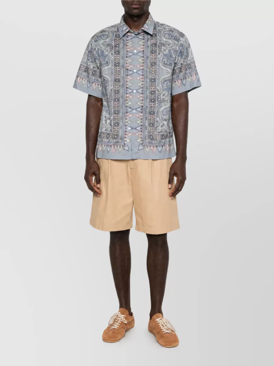 Etro Cotton Short Sleeve Shirt