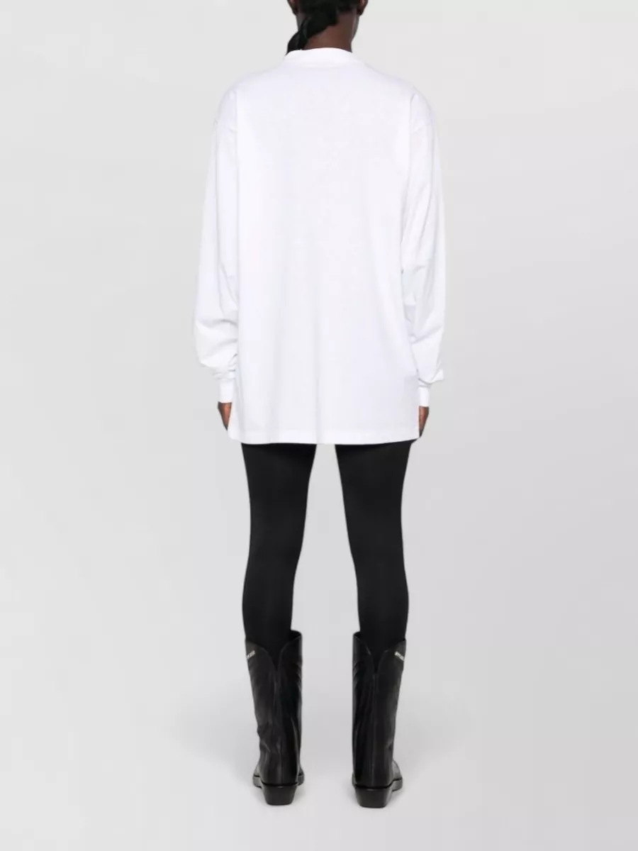 Balenciaga Silk Short-Sleeve Top