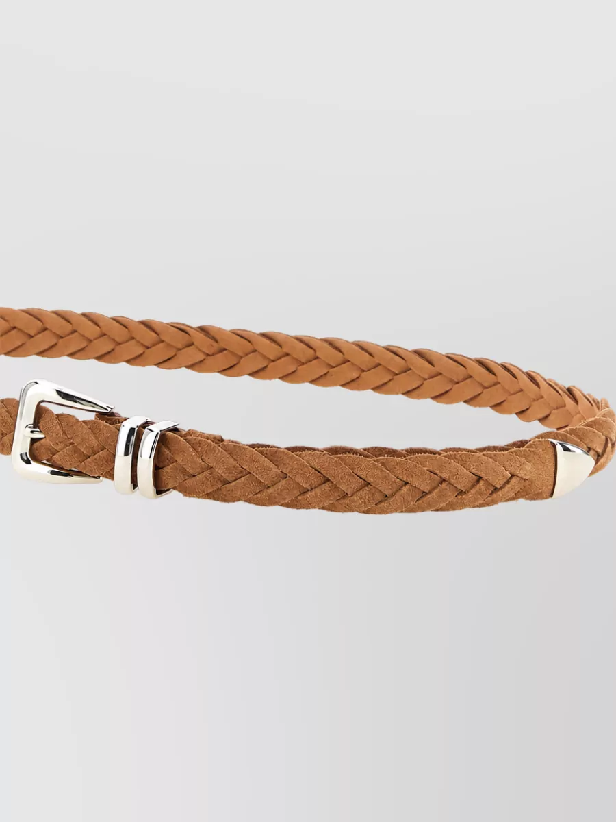 Brunello Cucinelli Woven Leather Belt