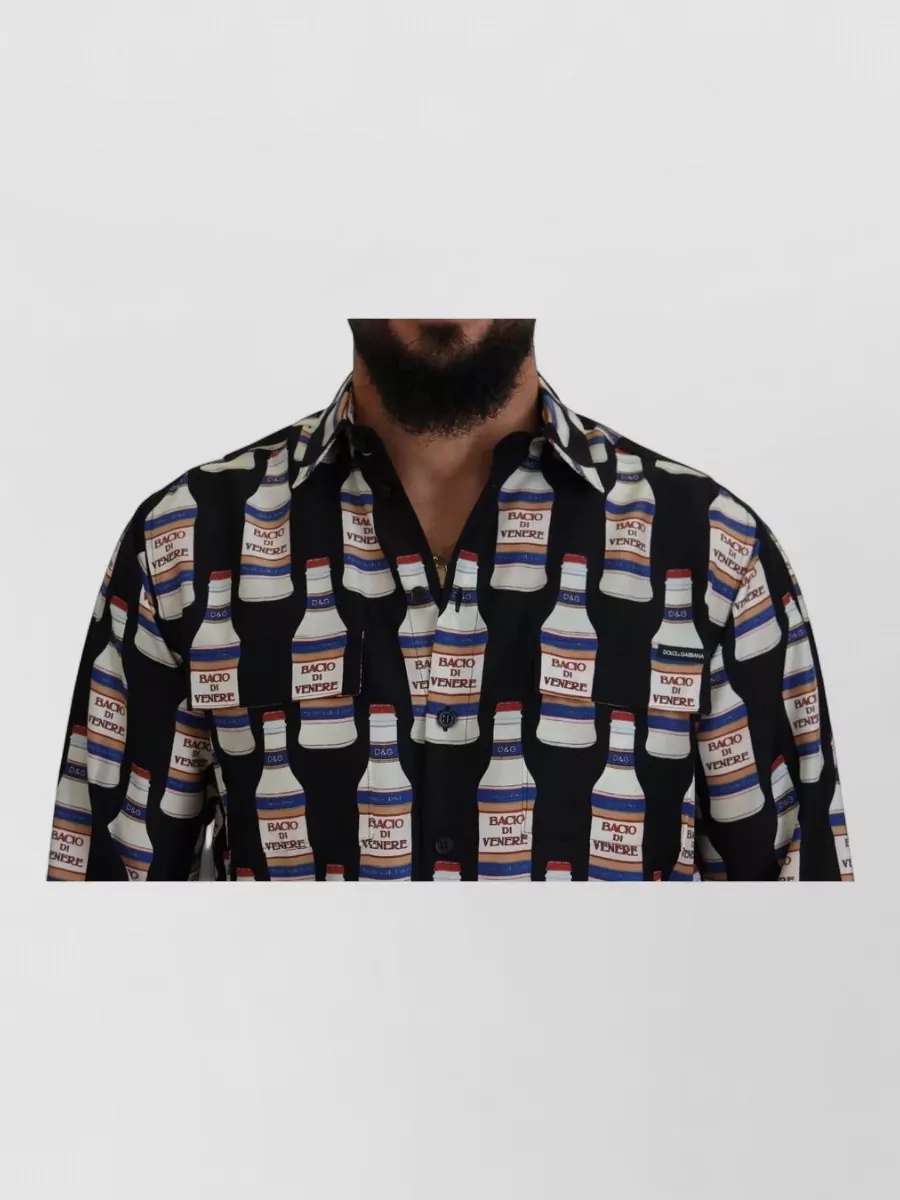 Dolce&Gabbana Silk Printed Shirt