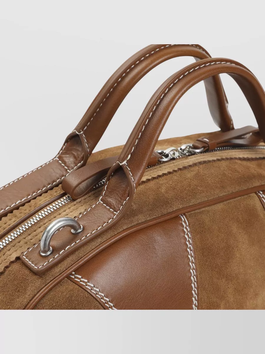 Dries Van Noten Shoulder Bag Top Handles Detachable Strap