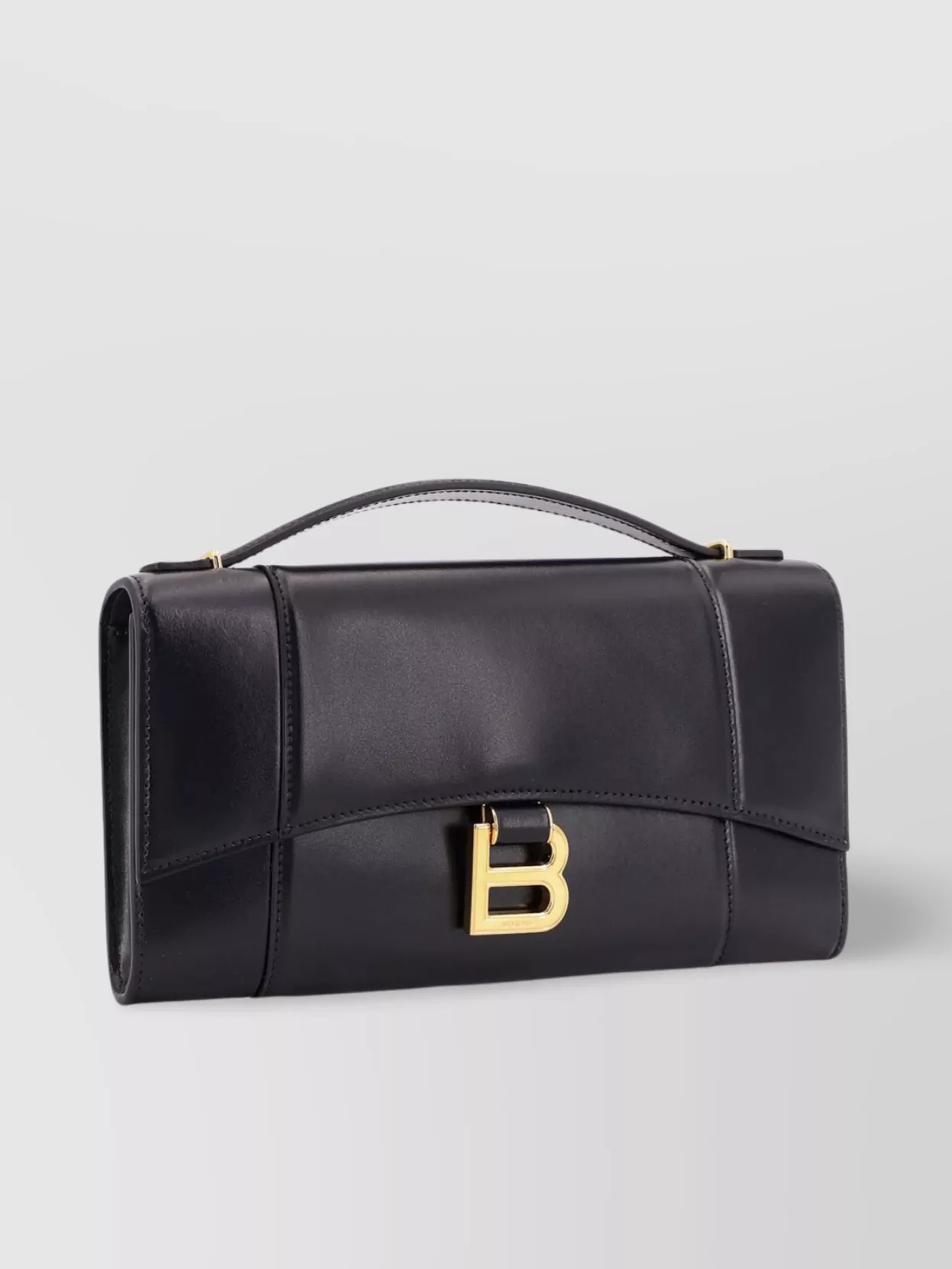 Balenciaga Horglss Poch Leather Handbag