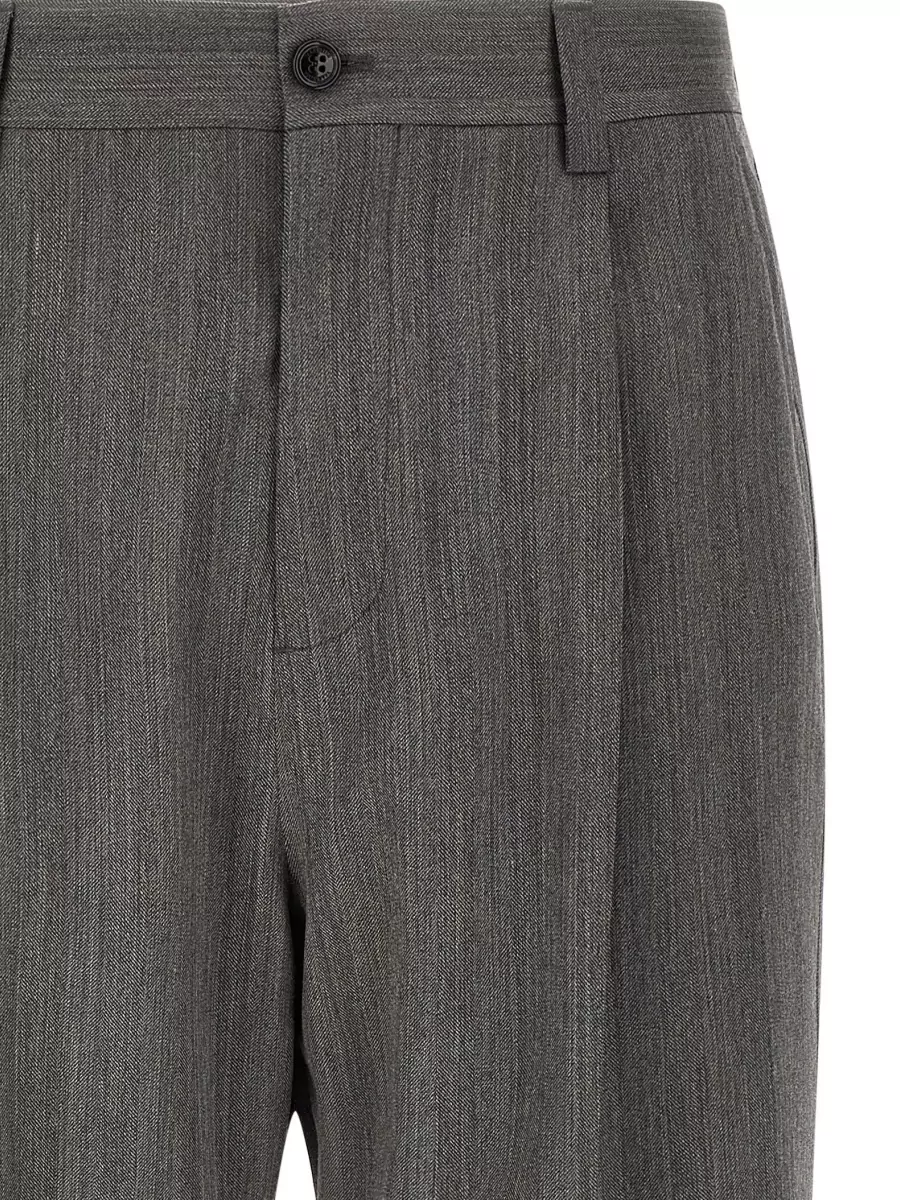 Valentino Garavani Virgin Wool Straight-Leg Tailored Trousers