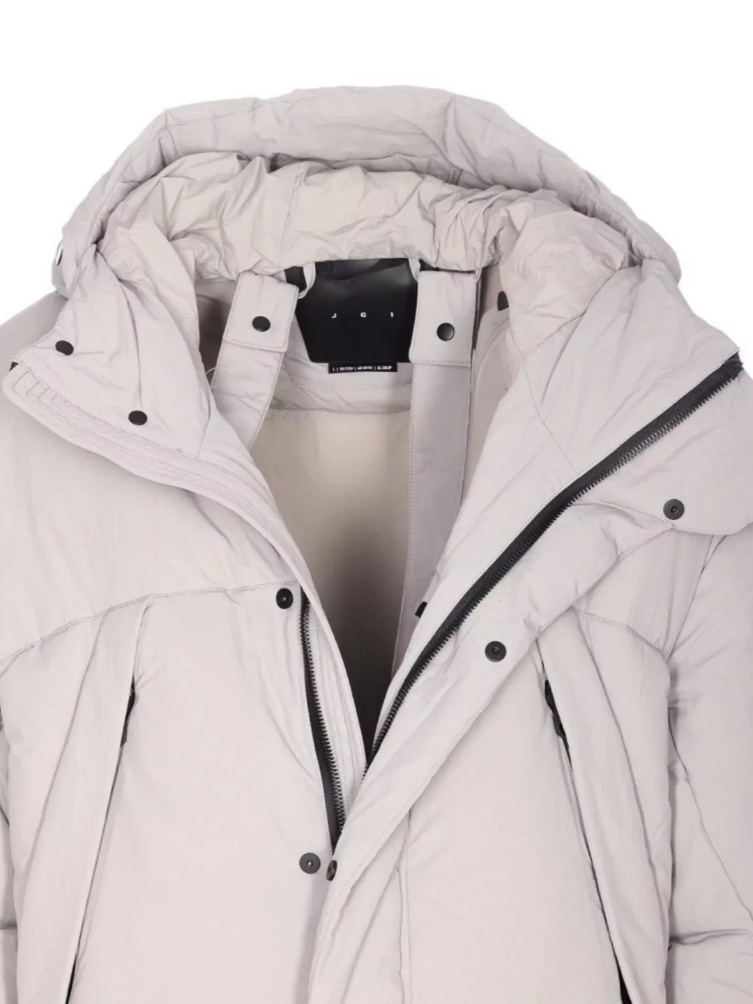 Jg1 Hooded Down Jacket And Pockets