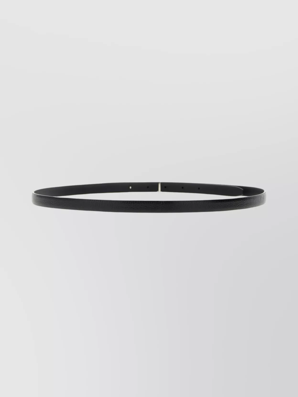 Tom Ford Slim Leather Belt Featuring Metal Buckle