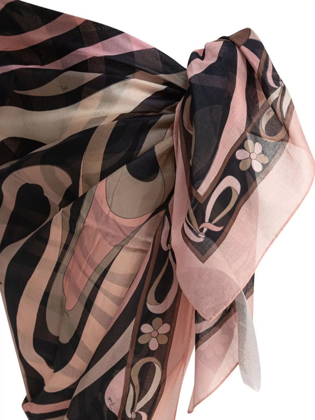 EMILIO PUCCI ABSTRACT SHEER RECTANGULAR LIGHTWEIGHT SUIT