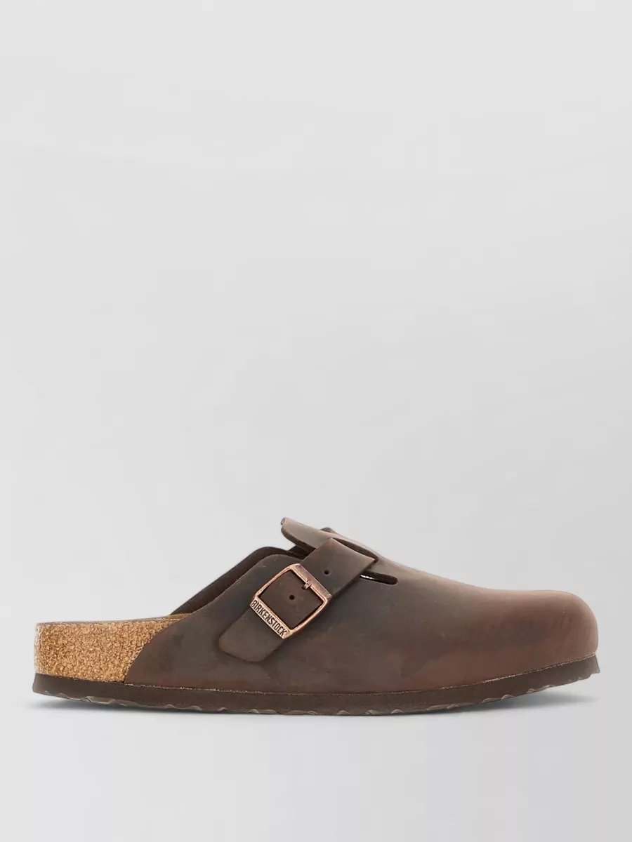 Birkenstock leather slippers