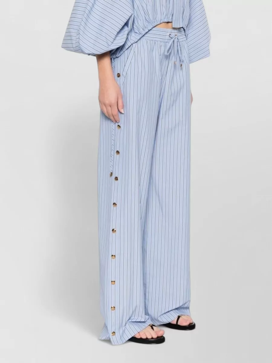 Zimmermann Striped Wide-Leg Trousers