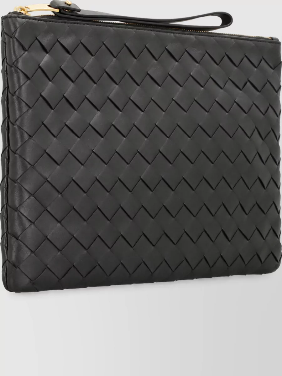 Bottega Veneta Concert Pouch Leather Clutch Bag