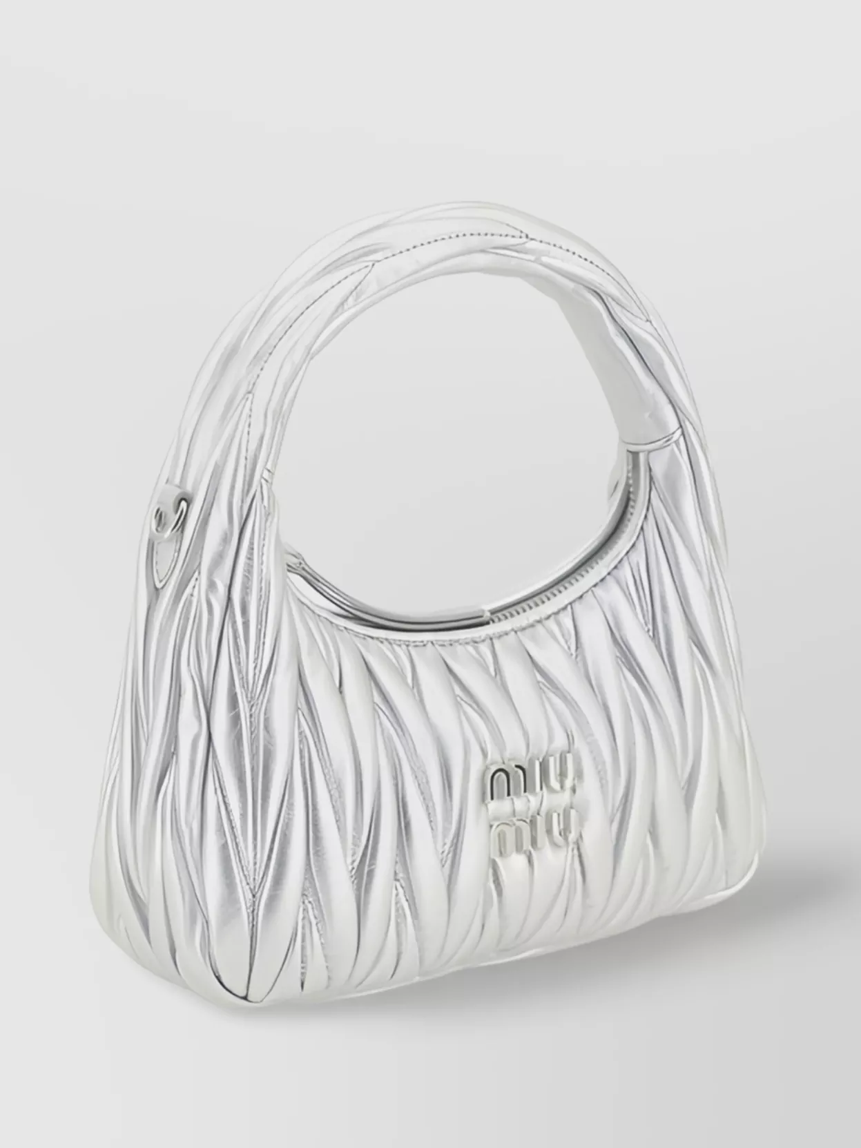Miu Miu Wandler Leather Metallic Quilted Shoulder Bag