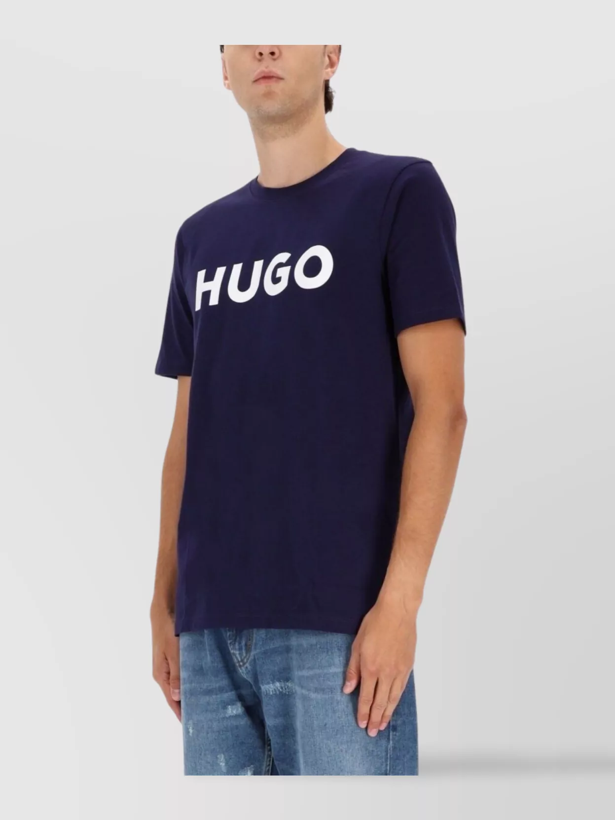 Hugo Crew Neck Short Sleeve Fitted T-Shirt