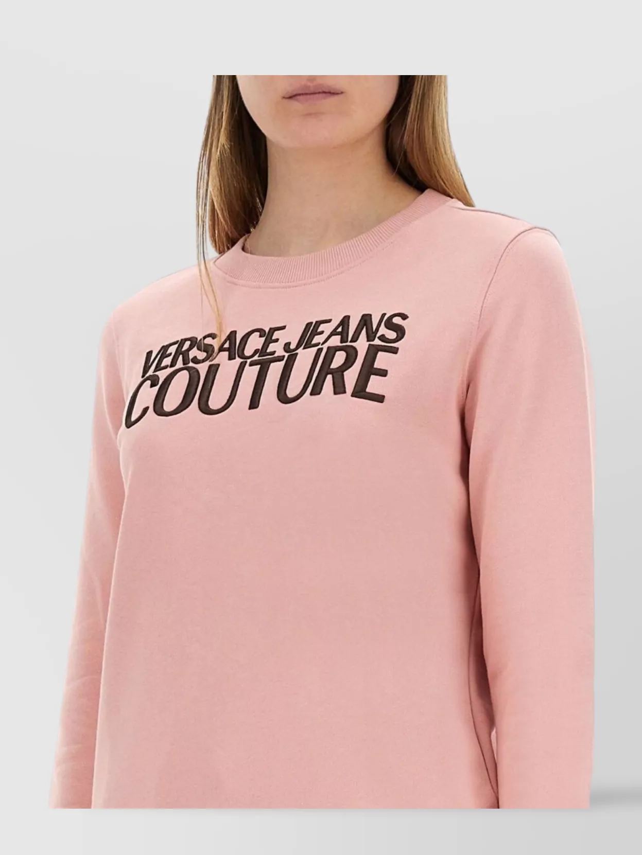 Versace Jeans Couture Logo Crew Neck Knitwear
