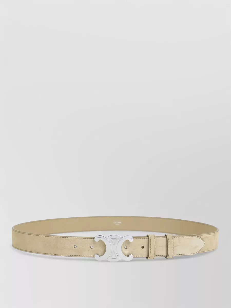 Celine Suede Leather Mid-Rise Belt