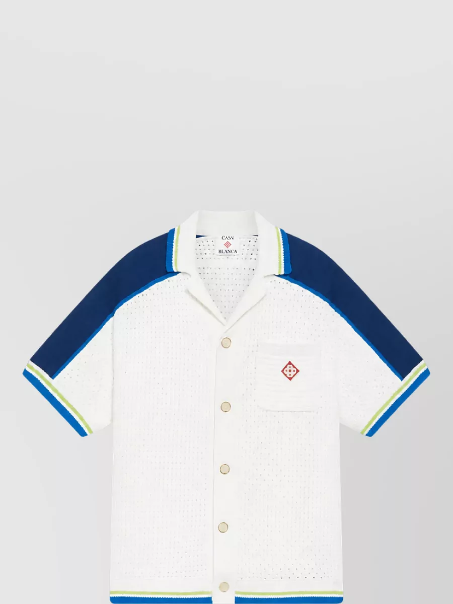 Casablanca cotton polo shirt