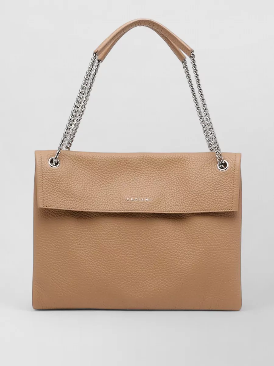 Orciani leather shoulder bag