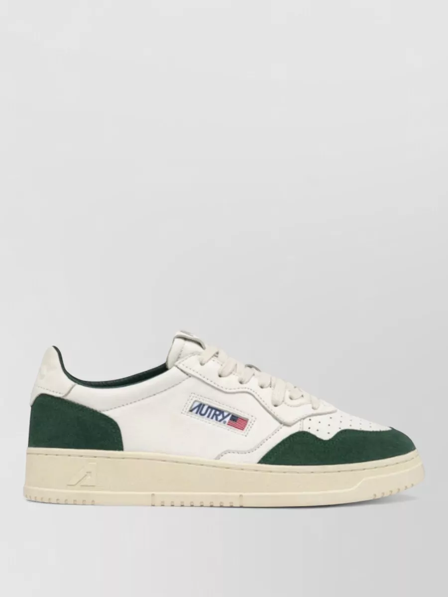 Autry Suede Leather Low-Top Sneakers