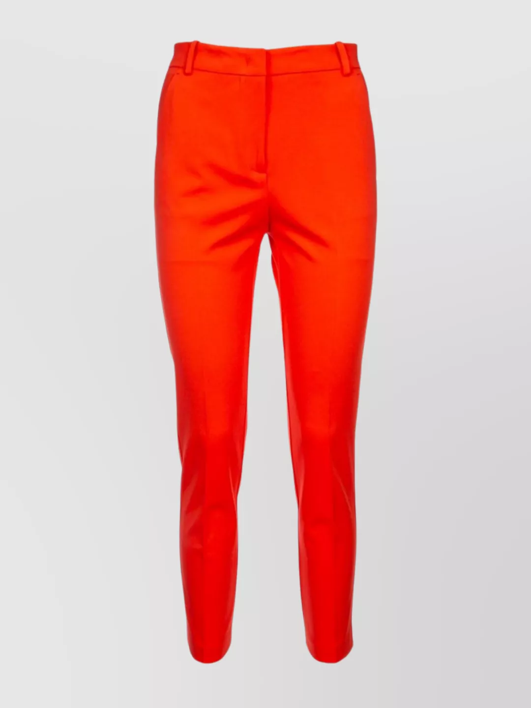 Pinko Trousers With Belt Loops And Rear Pockets In Orange