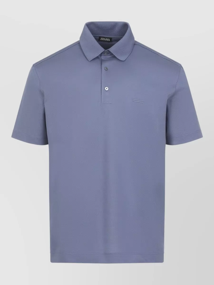 Zegna Cotton Short-Sleeve Polo Shirt
