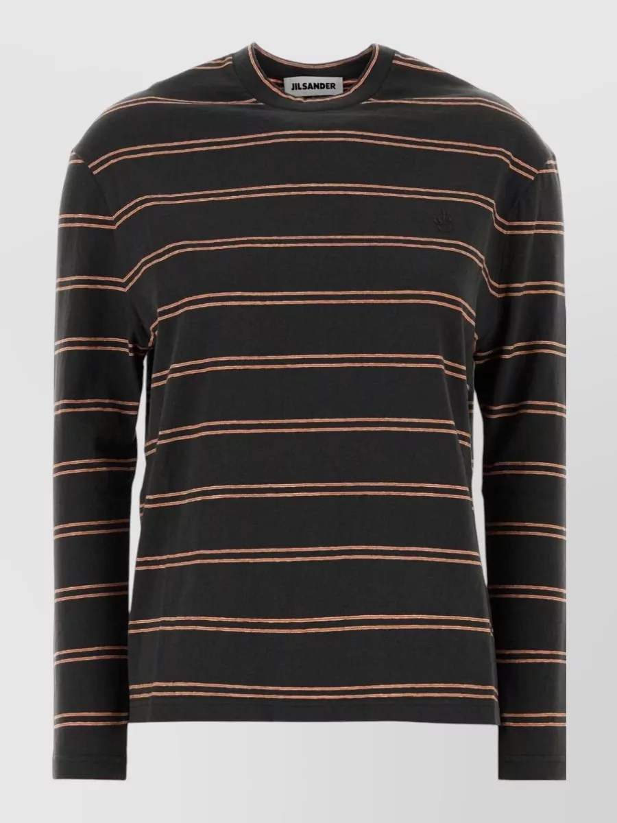 Jil Sander embroidered cotton t-shirt