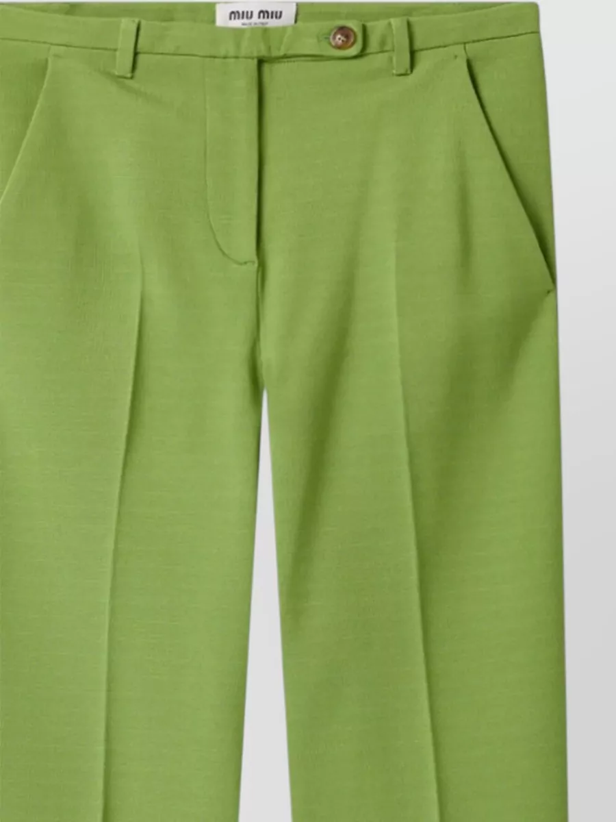 Miu Miu Straight Trousers