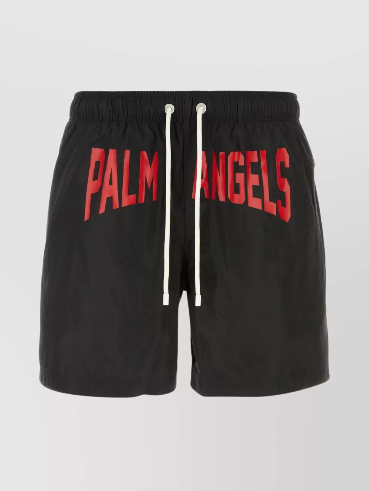 Shop Palm Angels City Print Swim Shorts