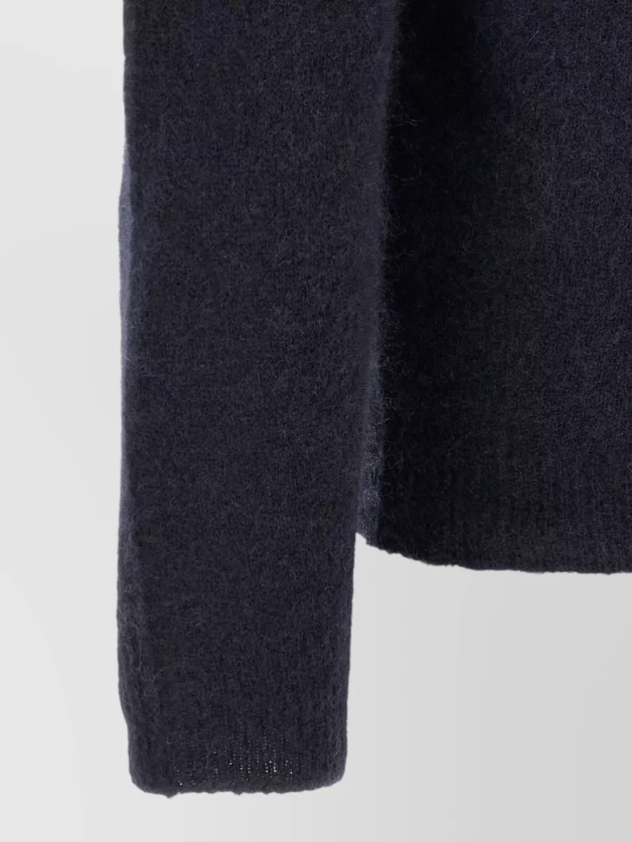 Roberto Collina Cashmere Silk Long-Sleeve Polo Sweater